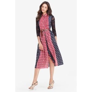 Diane von Furstenberg Nieves Zen Floral Print  Dress